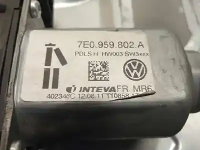 Автозапчасти б/у регулятор стекла переднего правого за volkswagen t5 transporter (7e) 2.0 tdi cat (cfca) ссылки oem iam 7e1837730e  7e0959802a