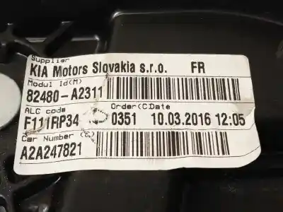 Автозапчасти б/у регулятор стекла переднего правого за kia cee´d drive ссылки oem iam 82480a2311 82460a2010 82481a2000