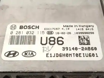 Автозапчастина б/у ебу контролер двигуна для kia cee´d drive посилання на oem iam 391402a860 0281032115 