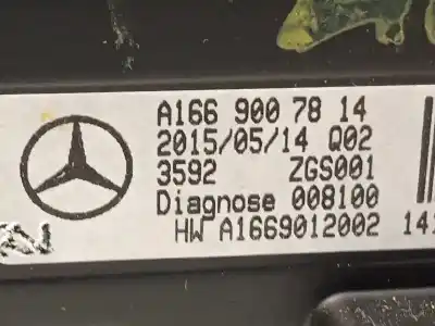 Автозапчасти б/у многофункциональный дисплей за mercedes-benz clase cla (w117) cla 220 cdi (117.303) ссылки oem iam a1669007814 a2c98126500 a1669012002