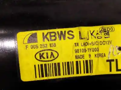 Автозапчастина б/у двигатель передніх склоочисників для kia picanto 1.0 cat посилання на oem iam 981001y000  