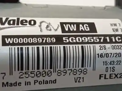Pezzo di ricambio per auto di seconda mano motore tergicristallo posteriore per seat ibiza (kj1) fr riferimenti oem iam 5g0955711c w000089789 