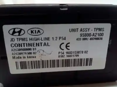 Second-hand car spare part electronic module for kia cee'd (jd) 1.6 crdi 136 oem iam references 95800a2100  
