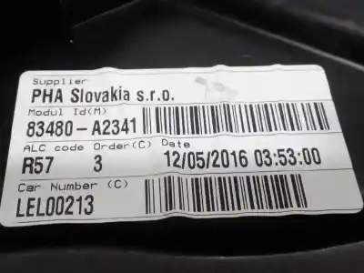 Автозапчастина б/у регулятор скла заднього правого для kia cee'd (jd) 1.6 crdi 136 посилання на oem iam 83480a2341 83460a2010 83481a2010