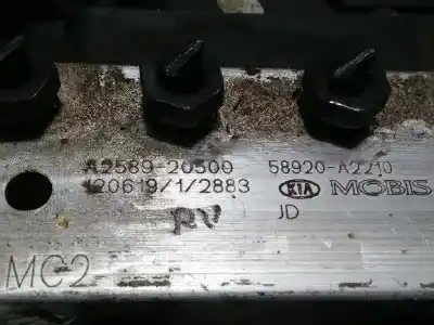 Second-hand car spare part abs for kia cee´d drive oem iam references 58920a2210 a258920500 