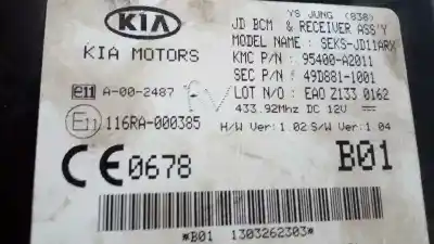 Recambio de automóvil de segunda mano de modulo electronico para kia pro_cee´d ( ) concept referencias oem iam 95400a2011  