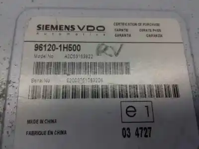 Автозапчастина б/у електронний модуль для kia cee´d active посилання на oem iam 961201h500  
