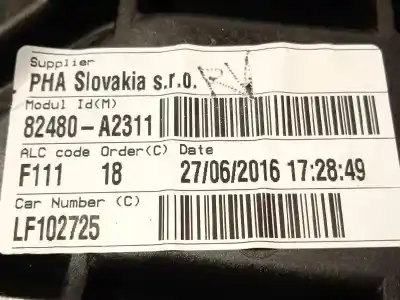 Автозапчасти б/у регулятор стекла переднего правого за kia cee'd (jd) 1.6 crdi 136 ссылки oem iam 82480a2311 82460a2010 82481a2000