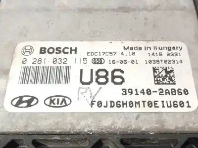 Second-hand car spare part ecu engine control for kia cee'd (jd) 1.6 crdi 136 oem iam references 391402a860 0281032115 