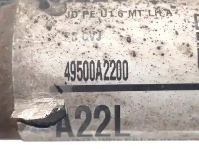 Second-hand car spare part front left transmission for kia cee'd (jd) 1.6 crdi 136 oem iam references 49500a2200  