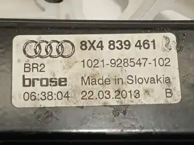 Автозапчасти б/у регулятор стекла заднего левого за audi a1 sportback (8xa, 8xf) 1.2 tfsi ссылки oem iam 8x4839461 8k0959812a 8x4839461