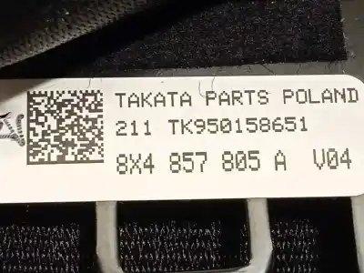 Автозапчасти б/у задний правый ремень безопасности за audi a1 sportback (8xa, 8xf) 1.2 tfsi ссылки oem iam 8x4857805av04  