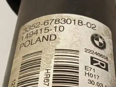 Автозапчастина б/у правий задній амортизатор для bmw x6 (e71) 5.0i посилання на oem iam 33526783018  