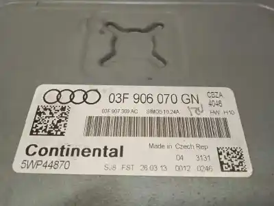 Автозапчасти б/у блок управления двигателем за audi a1 sportback (8xa, 8xf) 1.2 tfsi ссылки oem iam 03f906070gn 5wp44870 03f907309ac