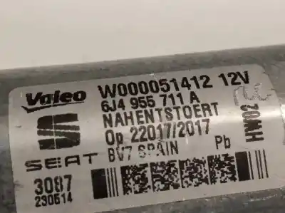 Peça sobressalente para automóvel em segunda mão motor do limpador traseiro por seat ibiza (6j5) stylance referências oem iam 6j4955711a w000051412 
