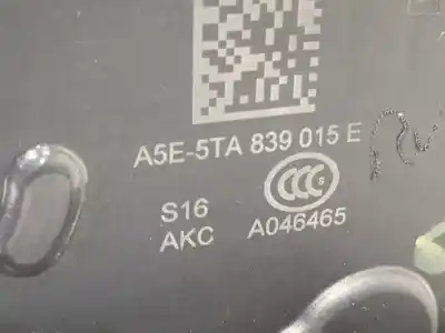 Second-hand car spare part rear left door lock for skoda fabia iii (nj3) 1.2 tsi oem iam references 5ta839015e a5e5ta839015e 