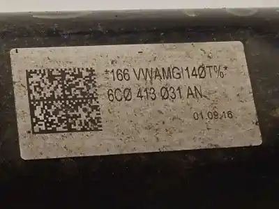 Second-hand car spare part front left shock absorber for skoda fabia iii (nj3) 1.2 tsi oem iam references 6c0413031an  