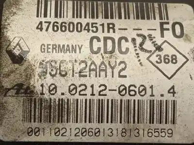 Piesă de schimb auto la mâna a doua abs pentru renault fluence z.e. dynamique referințe oem iam 476600451r 10021206014 28561260013