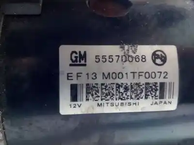Автозапчастина б/у двигун запускається для opel astra j (p10) 1.6 cdti (68) посилання на oem iam 55570068 m001tf0072 