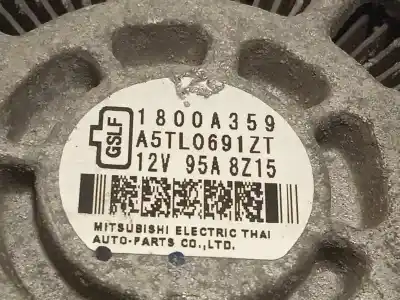 Автозапчастина б/у генератор для mitsubishi space star (a00) kaiteki посилання на oem iam 1800a359 a5tl0691zt 
