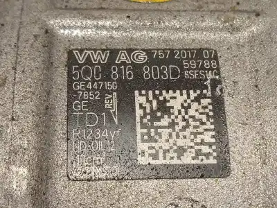 Автозапчастина б/у компресор кондиционера для seat ibiza (kj1) 1.0 tsi посилання на oem iam 5q0816803d 4471507852 