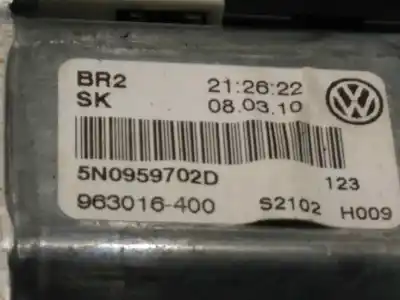 Pezzo di ricambio per auto di seconda mano alzacristalli anteriore sinistro per volkswagen tiguan (5n1) 2.0 tdi riferimenti oem iam 5n0837461 5n0959701d 