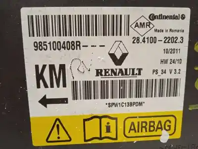 Автозапчасти б/у блок управления подушками безопасности за renault scenic iii 1.5 dci diesel fap ссылки oem iam 985100408r 28410022023 