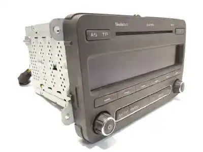 İkinci el araba yedek parçası ses sistemi / radyo cd için skoda roomster (5j7) family oem iam referansları 5j0035161c