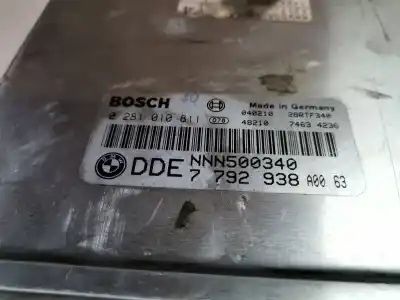 Second-hand car spare part ecu engine control for mg rover serie 75 (j/rj) classic oem iam references 0281010811 / nnn500340 / 7792938  