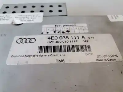 Автозапчасти б/у аудиосистема / радио cd за audi a8 (4e) bvn ссылки oem iam 4e0035111a  