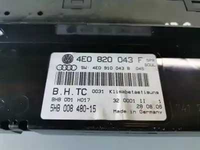 Автозапчасти б/у климат-контроль за audi a8 (4e) bvn ссылки oem iam 4e0820043f  