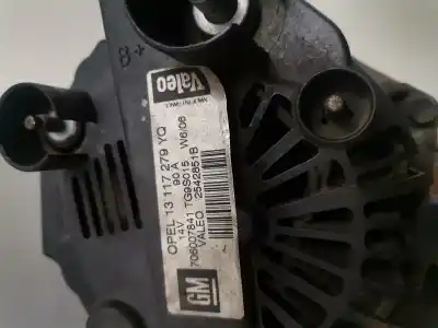 Piesă de schimb auto la mâna a doua alternator pentru opel corsa c corsavan referințe oem iam 13117279yq  