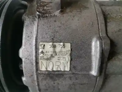 Pezzo di ricambio per auto di seconda mano compressore aria condizionata per peugeot 308 5fw riferimenti oem iam 598755 / 4471908122  