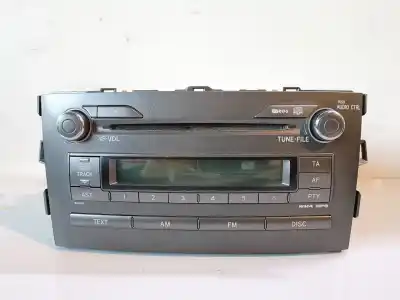 Second-hand car spare part audio system / radio cd for toyota auris (e15) 1nd oem iam references 8612002520
