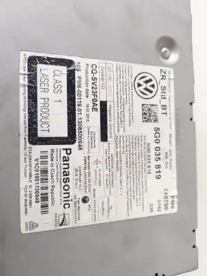 Pièce détachée automobile d'occasion système de navigation gps pour volkswagen golf vii (5g1/be1) clh références oem iam 5g0035819  