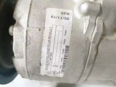 Second-hand car spare part air conditioning compressor for renault megane iii berlina 5 p dynamique oem iam references 7711497392  