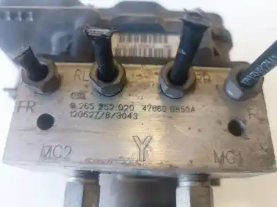 İkinci el araba yedek parçası abs için nissan qashqai (j10) r9m405 oem iam referansları 0265252020  