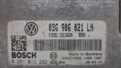 Second-hand car spare part ecu engine control for seat altea (5p1) reference oem iam references 0281013282  03g906021ln