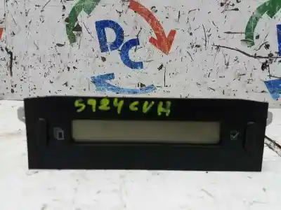 Peça sobressalente para automóvel em segunda mão display gps / multimídia por citroen c3 1.4 hdi exclusive referências oem iam 9647409477