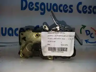 Автозапчастина б/у замок передніх дверей лівий для peugeot partner (s1) break посилання на oem iam  Автозапчастина б/у замок передніх дверей лівий для peugeot partner (s1) break посилання на oem iam