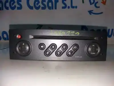 Second-hand car spare part audio system / radio cd for renault scenic ii authentique oem iam references   