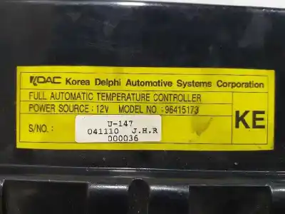 Second-hand car spare part heating / air conditioning control panel for chevrolet tacuma se oem iam references 96415173  