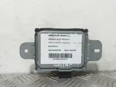 Peça sobressalente para automóvel em segunda mão módulo eletrônico por renault scenic iii grand dynamique referências oem iam 5wk50279c