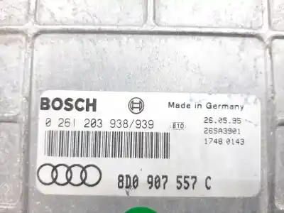 Second-hand car spare part ecu engine control for audi a4 berlina (b5) 1.8 oem iam references 8d0907557cv  0261203938