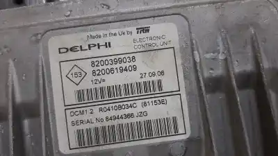 Second-hand car spare part ecu engine control for renault clio iii confort expression oem iam references 8200399038  8200619409