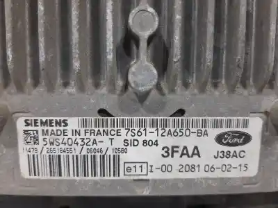 Second-hand car spare part ecu engine control for ford fusion (cbk) ambiente oem iam references 5ws40432at  