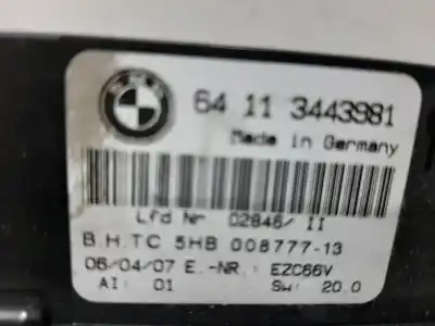 Peça sobressalente para automóvel em segunda mão comando de sofagem (chauffage / ar condicionado)  por bmw x3 (e83) 2.0d referências oem iam 64113443981  