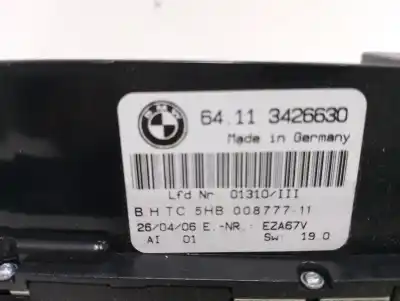Peça sobressalente para automóvel em segunda mão comando de sofagem (chauffage / ar condicionado)  por bmw x3 (e83) 2.0d referências oem iam 64113426630  