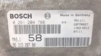 Second-hand car spare part ecu engine control for citroen saxo 1.1 sx oem iam references 1929qf  