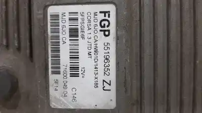 Second-hand car spare part ecu engine control for opel corsa c cosmo oem iam references 55196352 mjd6joca 